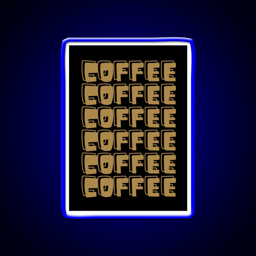 Coffee Cafe Led Neon Sign Espresso Bar Art For Coffee Lover Rgb Color - Shineneon