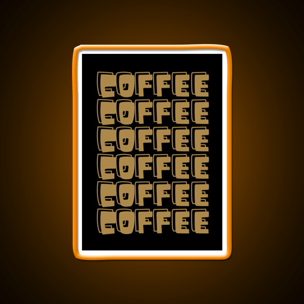 Coffee Cafe Led Neon Sign Espresso Bar Art For Coffee Lover Rgb Color - Shineneon
