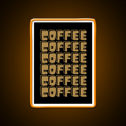 Coffee Cafe Led Neon Sign Espresso Bar Art For Coffee Lover Rgb Color - Shineneon