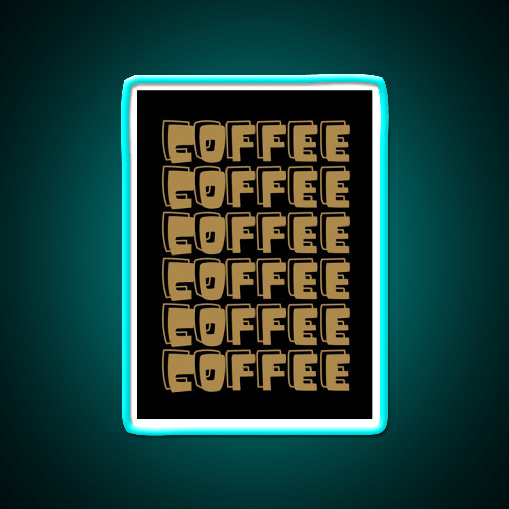 Coffee Cafe Led Neon Sign Espresso Bar Art For Coffee Lover Rgb Color - Shineneon