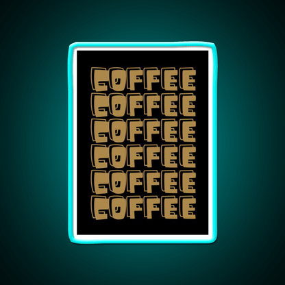 Coffee Cafe Led Neon Sign Espresso Bar Art For Coffee Lover Rgb Color - Shineneon