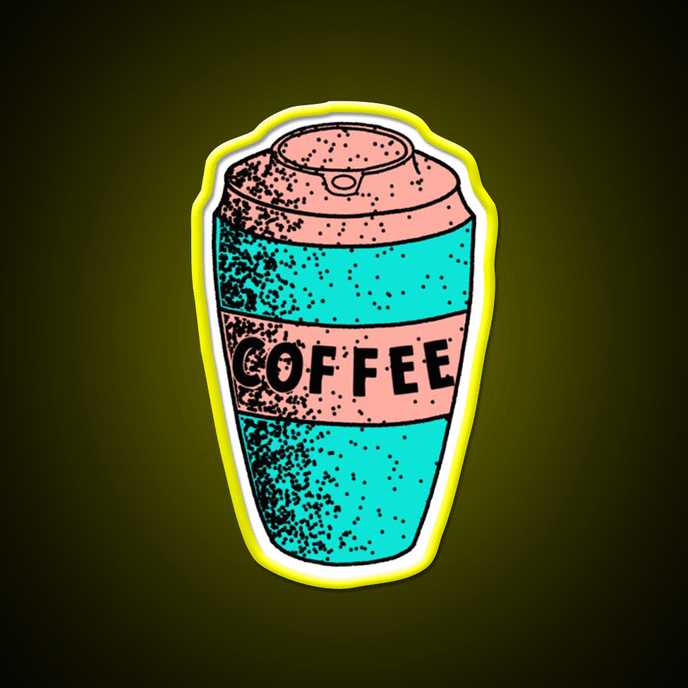 Coffee Cafe Led Neon Sign Espresso Bar Art For Coffee Shop Rgb Color