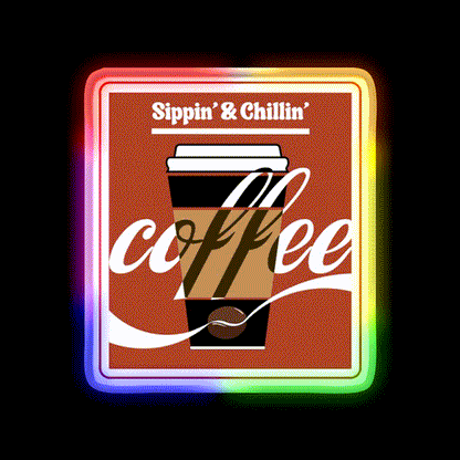 Coffee Cafe Led Neon Sign Espresso Bar Art Rgb Color