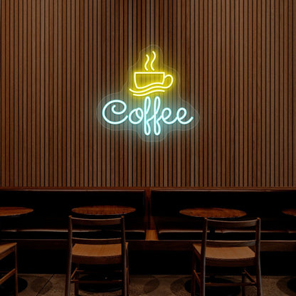Coffee Cafe Led Neon Sign Multicolor | Shineneon
