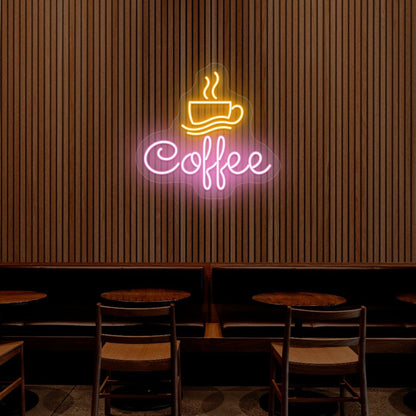 Coffee Cafe Led Neon Sign Multicolor | Shineneon