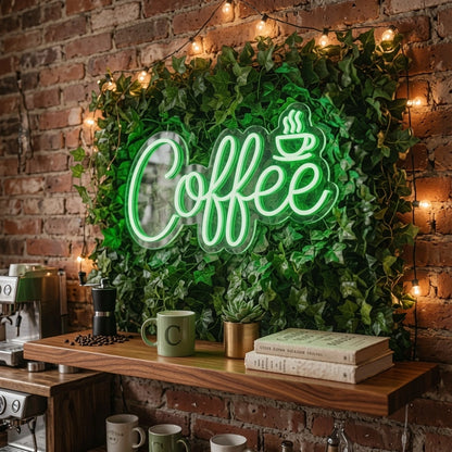Coffee Coffee Bar Decor LED Neon Sign - 02 High-Converting Product Image