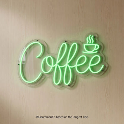Coffee Coffee Bar Decor LED Neon Sign - 04 Size Image