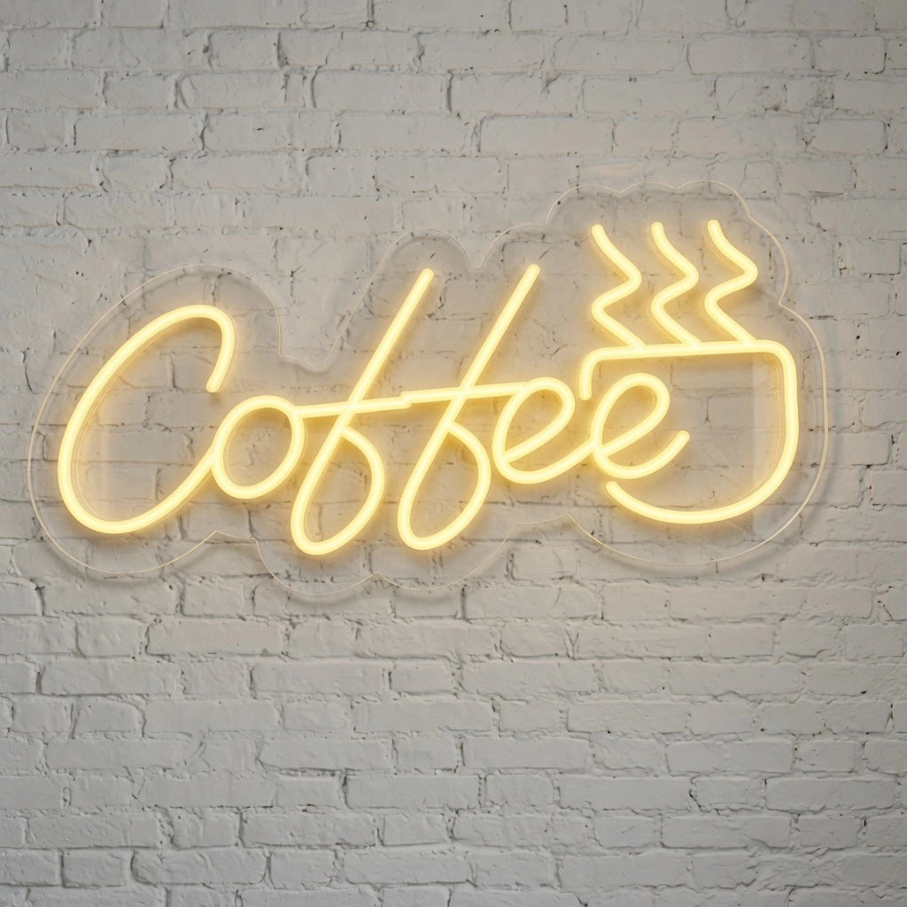 Coffee Coffee Shop Wall Art LED Neon Sign - 01 Original Product Image