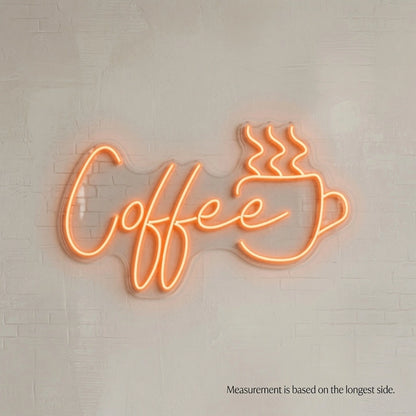 Coffee Commercial Wall Decor LED Neon Sign - 04 Size Image