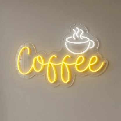 Coffee Counter Wall Art LED Neon Sign - 01 Original Product Image