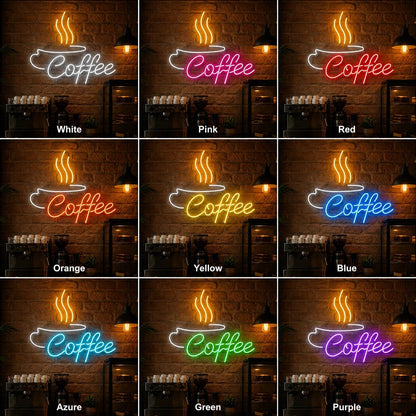 Coffee Cup Cafe LED Neon Sign - Shineneon
