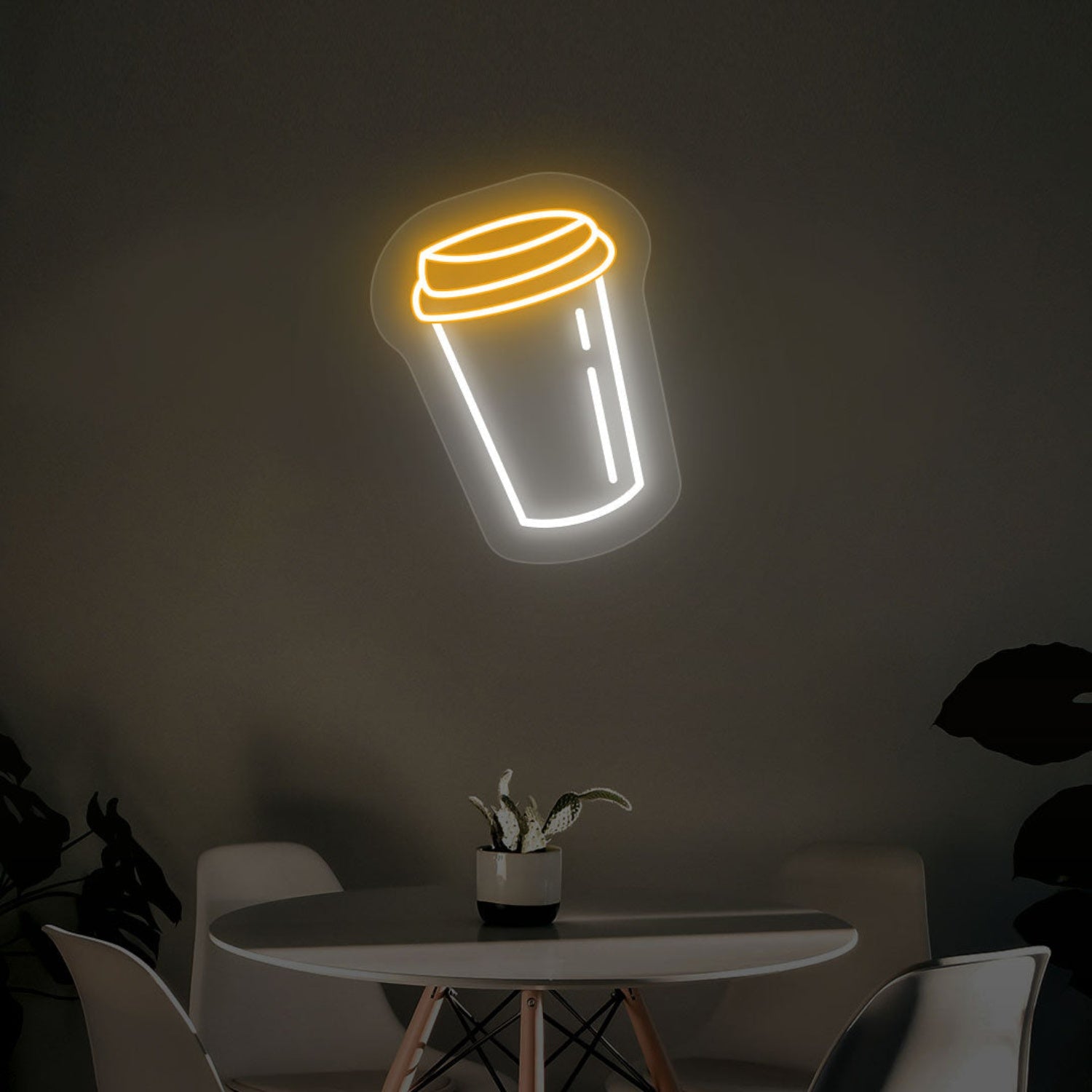 Coffee Cup Led Neon Sign Multicolor | Shineneon