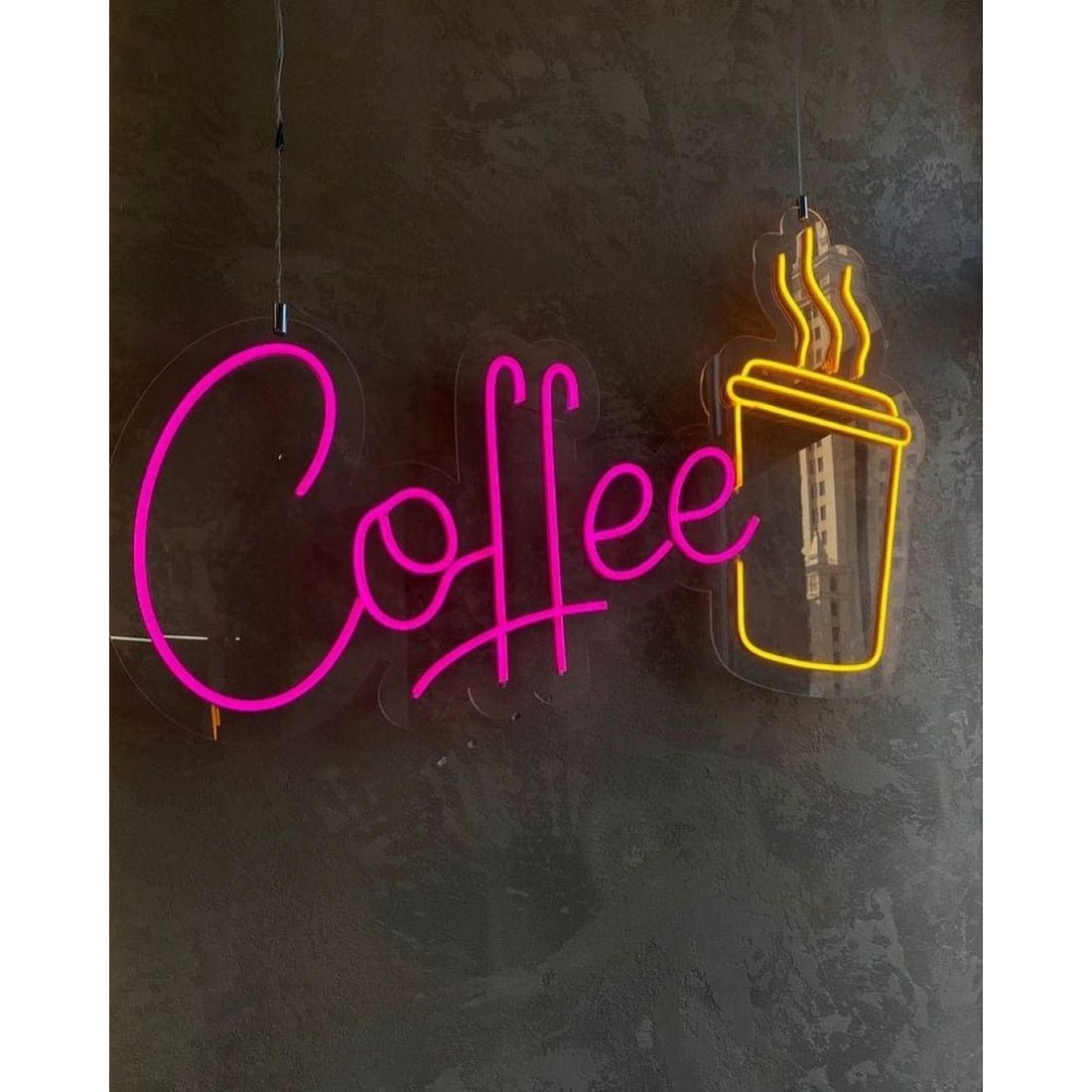 Coffee Cup Led Sign Business Neon Signs - Shineneon