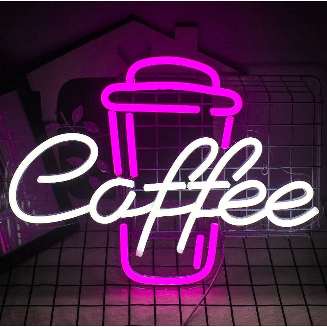 Coffee Cup Led Sign Business Neon Signs Wall Art Decor - Shineneon