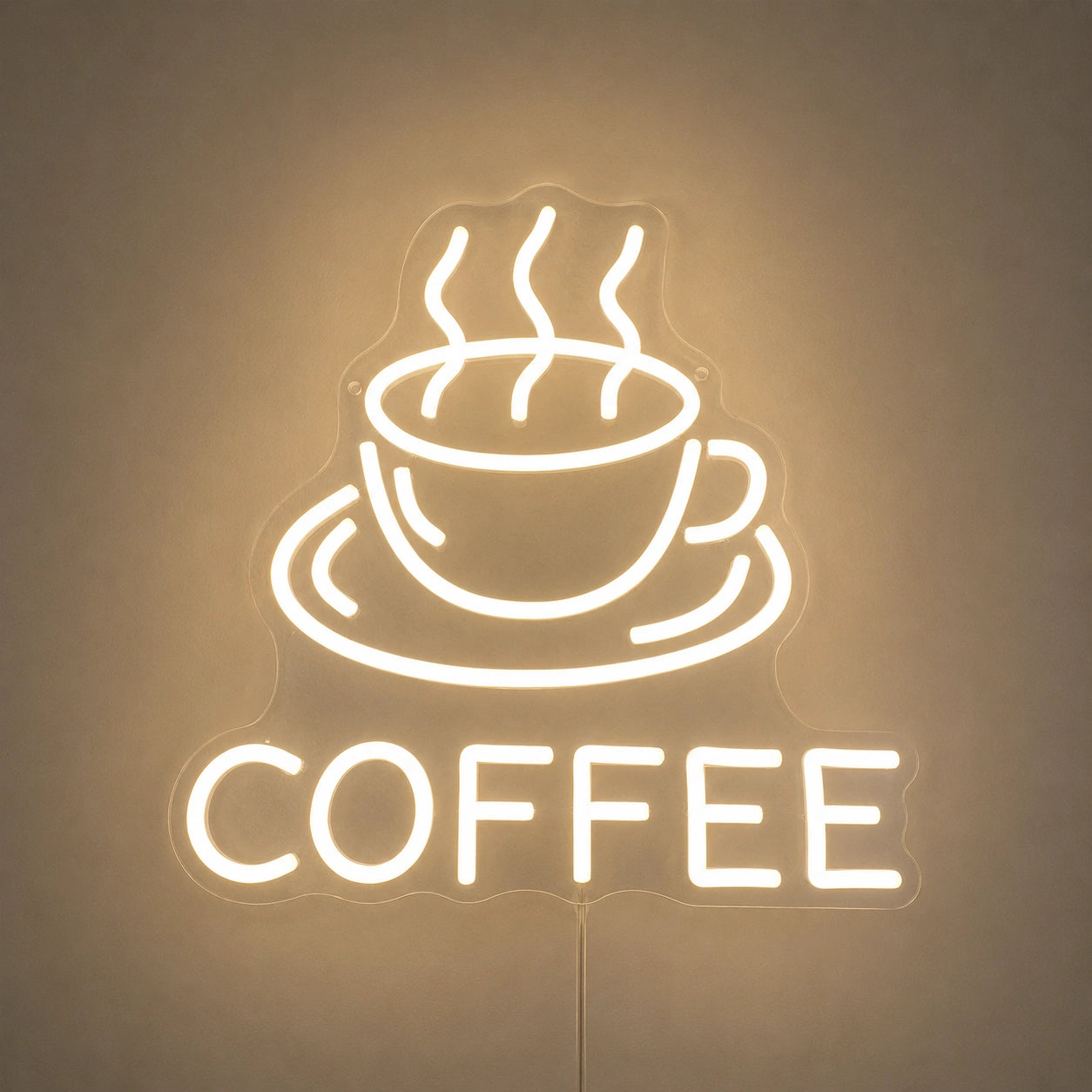 Coffee Cup Line Neon Sign LED Neon Sign main product image