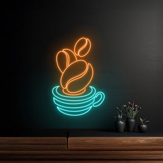 Coffee Cup Neon Sign