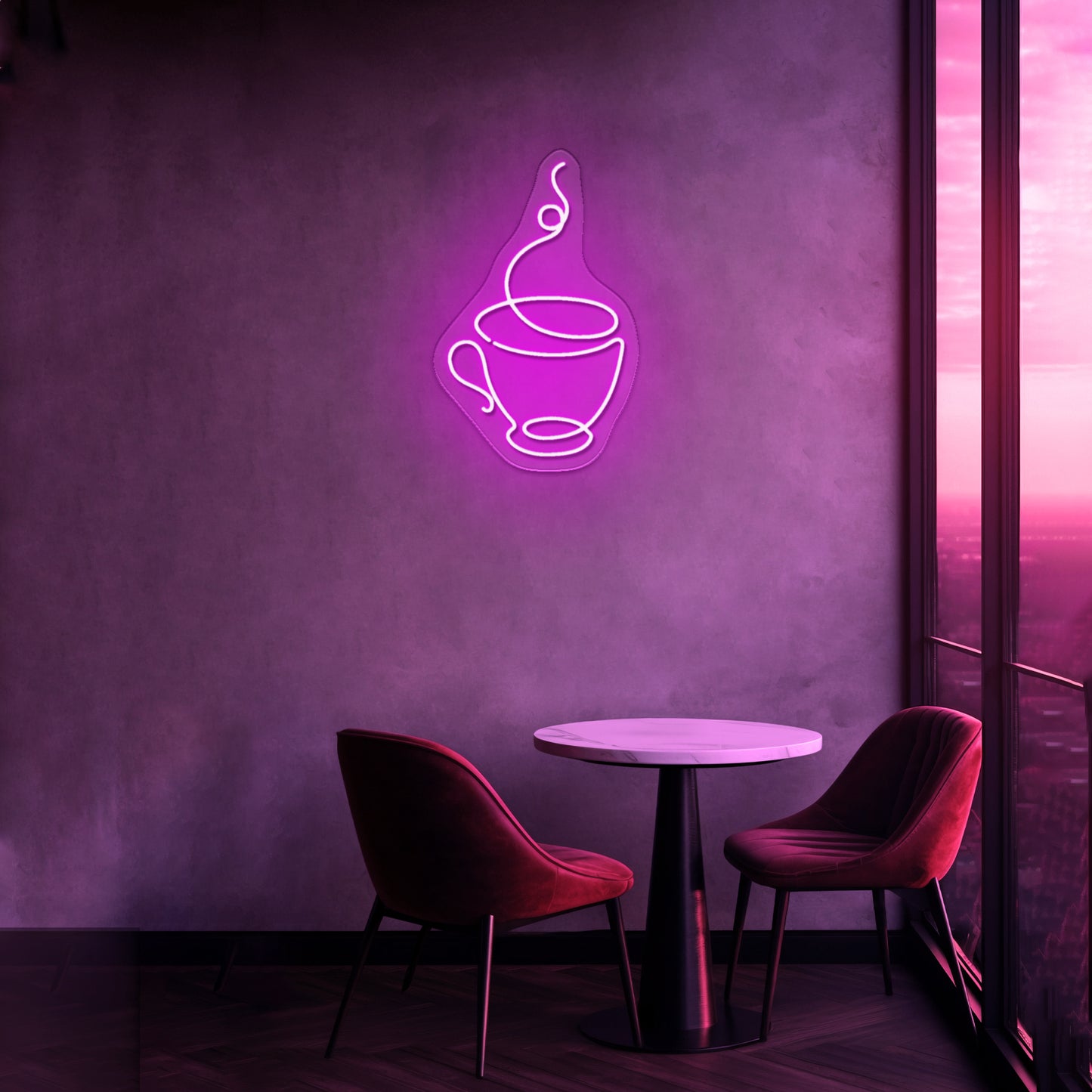 Coffee Cup Neon Sign Coffee Shop Neon Sign