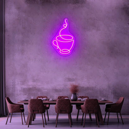 Coffee Cup Neon Sign Coffee Shop Neon Sign