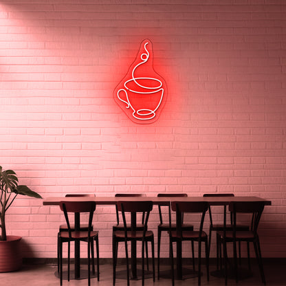 Coffee Cup Neon Sign Coffee Shop Neon Sign