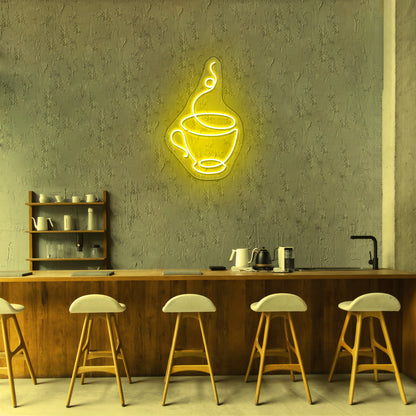 Coffee Cup Neon Sign Coffee Shop Neon Sign