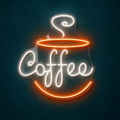 Coffee Cup LED Neon Sign - product hero