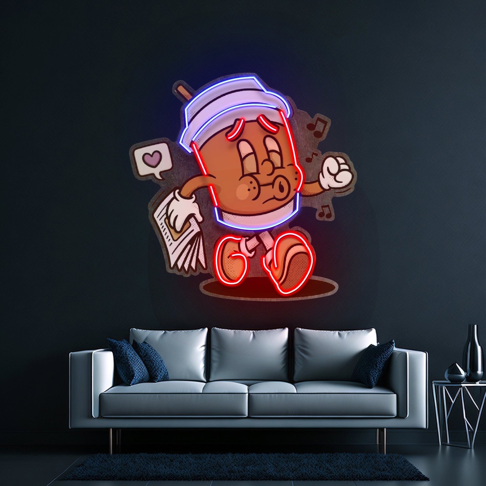 Coffee Cup Retro Led Neon Sign Light Custom Led Signs - Shineneon