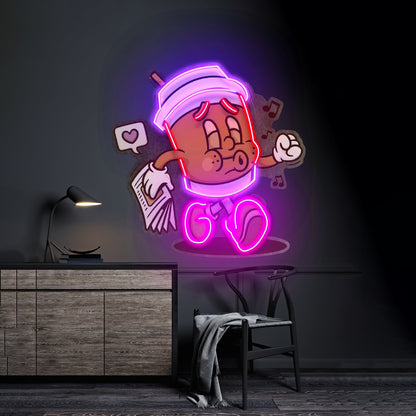 Coffee Cup Retro Led Neon Sign Light Custom Led Signs - Shineneon