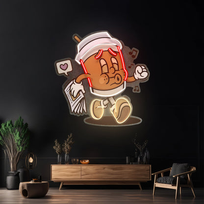 Coffee Cup Retro Led Neon Sign Light Custom Led Signs - Shineneon