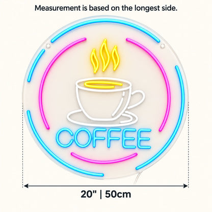 Coffee Cup Steam LED Neon Sign - Shineneon