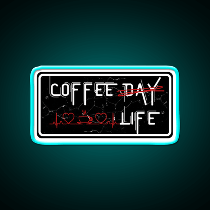 Coffee Day And Coffee Life Cafe Led Neon Sign Espresso Bar Art Rgb Color - Shineneon