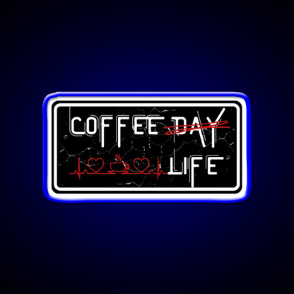 Coffee Day And Coffee Life Cafe Led Neon Sign Espresso Bar Art Rgb Color - Shineneon