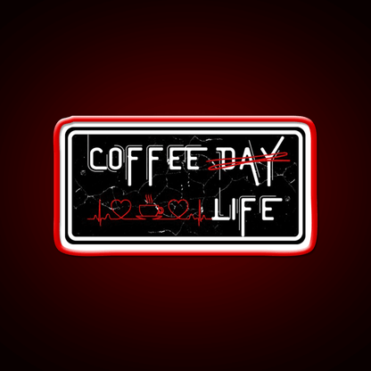 Coffee Day And Coffee Life Cafe Led Neon Sign Espresso Bar Art Rgb Color - Shineneon