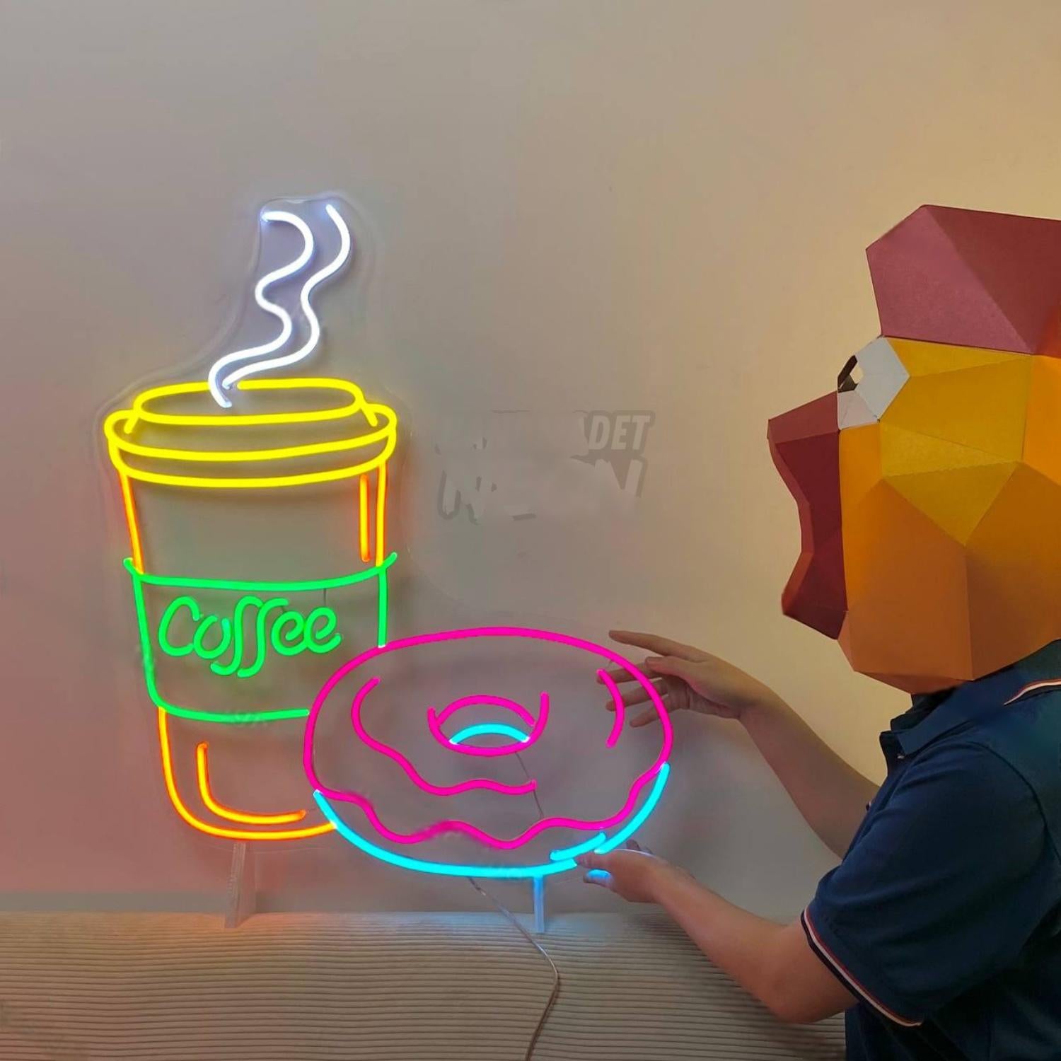 Coffee Donut Led Neon Sign Coffee Led Neon Sign | Shineneon