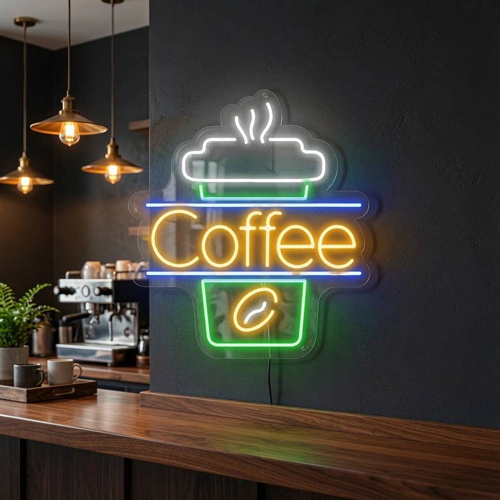 Coffee Entry Wall Decor LED Neon Sign - 02 High-Converting Product Image