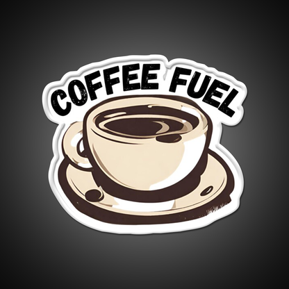 Coffee Fuel Cafe Led Neon Sign Espresso Bar Art Rgb Color