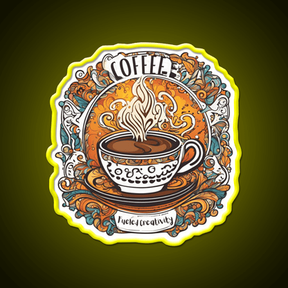 Coffee Fueled Creativity Cafe Led Neon Sign Espresso Bar Art Rgb Color - Shineneon