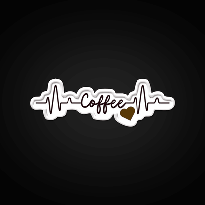 Coffee Heart Pulse Gift Cafe Led Neon Sign Espresso Bar Art Rgb Color - Shineneon