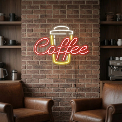 Coffee Hospitality Room Art LED Neon Sign - 02 High-Converting Product Image