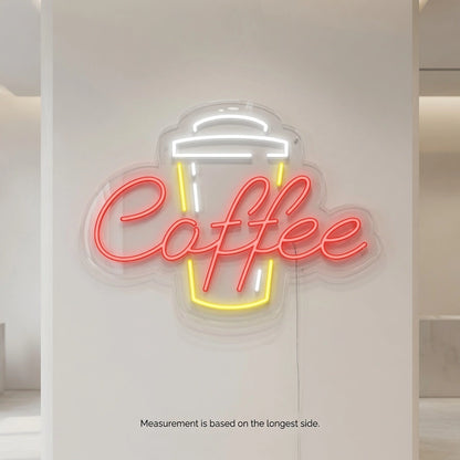 Coffee Hospitality Room Art LED Neon Sign - 04 Size Image