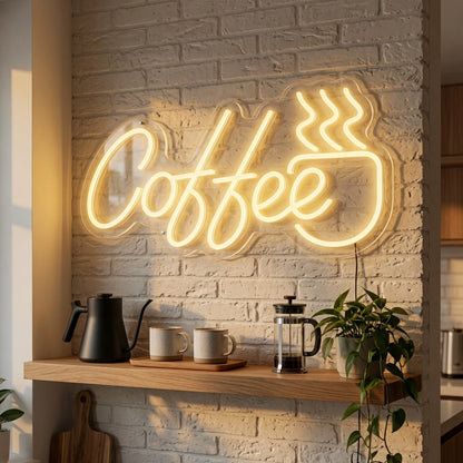 Coffee Hospitality Wall Decor LED Neon Sign - 02 High-Converting Product Image