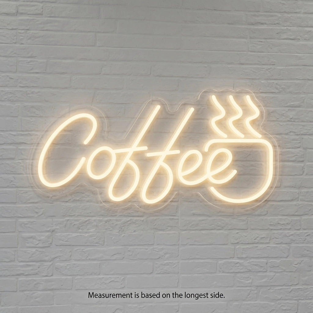 Coffee Hospitality Wall Decor LED Neon Sign - 04 Size Image