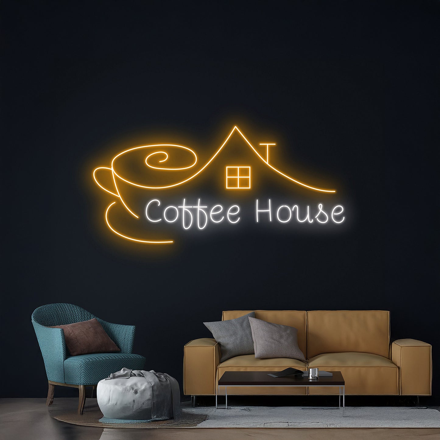 Coffee House Neon Sign Drink Art Decor