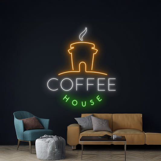 Coffee House Neon Sign Drink Led Light