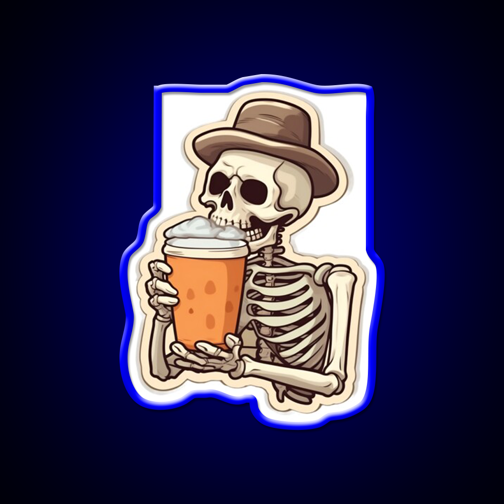 Coffee In My Bones Cafe Led Neon Sign Espresso Bar Art Rgb Color