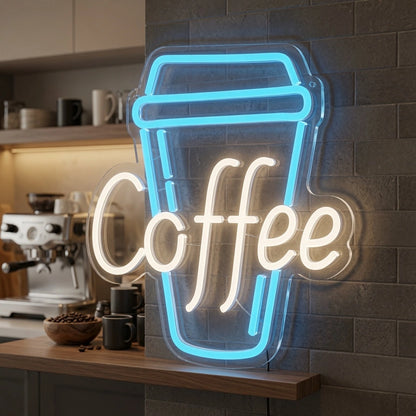 Coffee Interior Room Art LED Neon Sign - 02 High-Converting Product Image