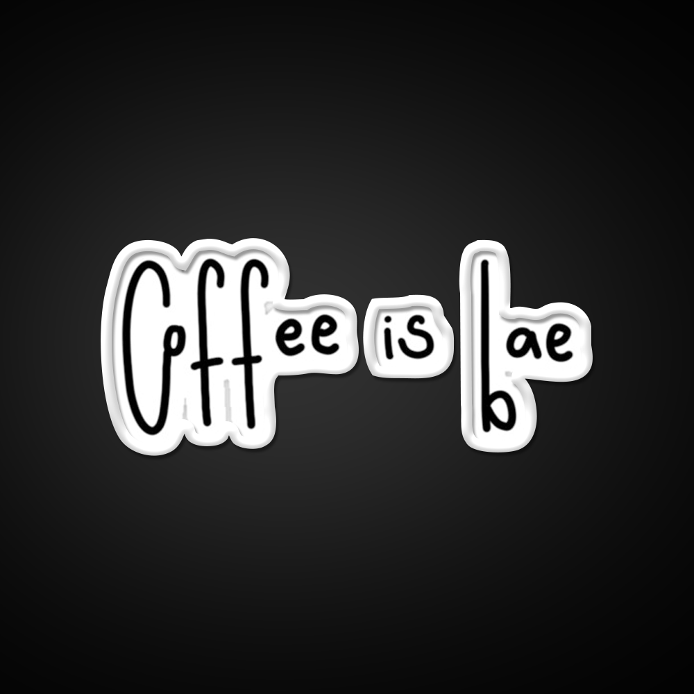 Coffee Is Bae Cafe Led Neon Sign Espresso Bar Art Rgb Color