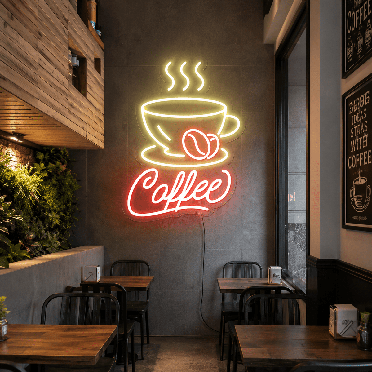 Coffee LED Neon Sign Bedroom Decor - Shineneon
