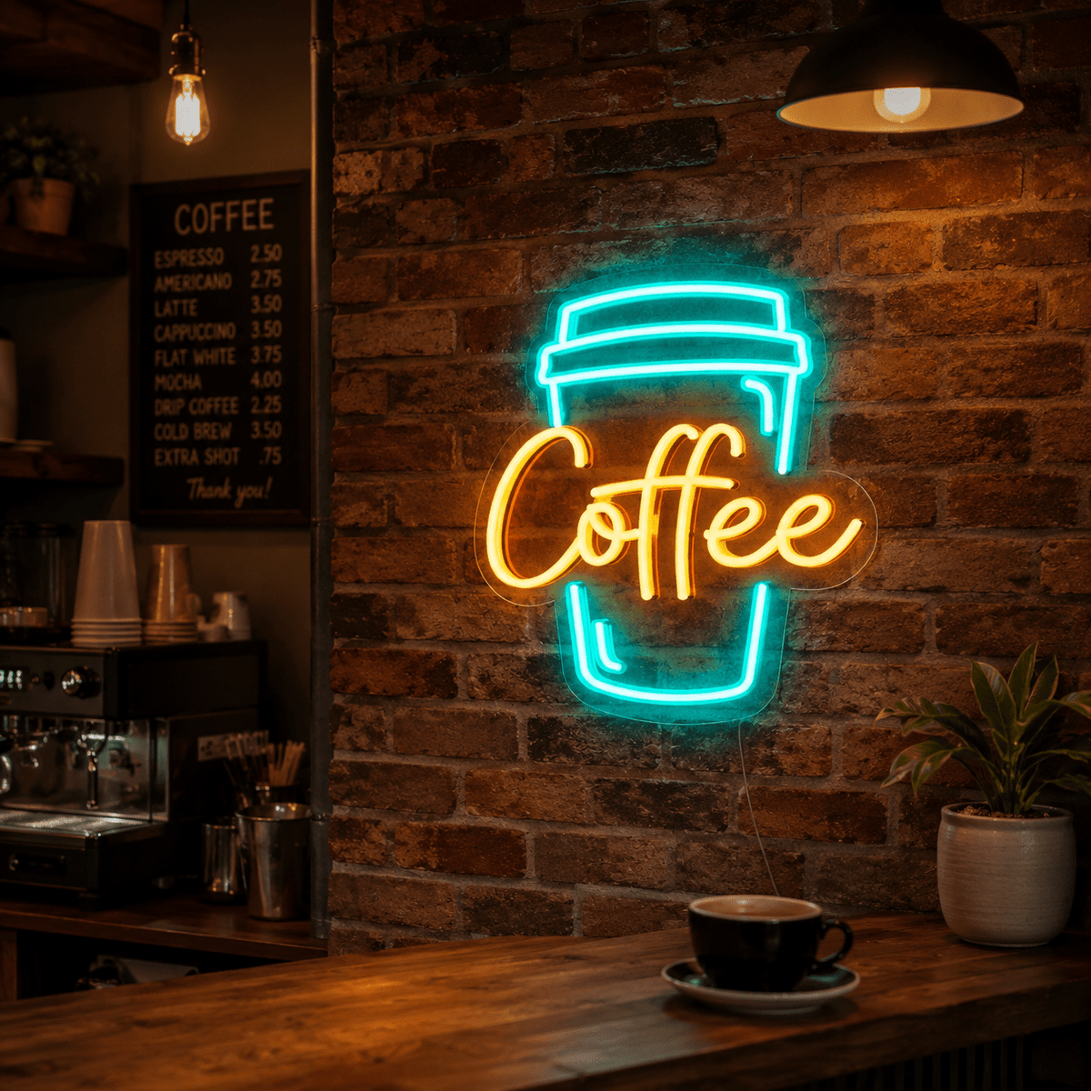 Coffee LED Neon Sign Home Wall Art - Shineneon