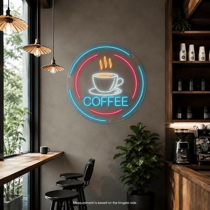 Coffee LED Neon Sign Living Room Decor - Shineneon