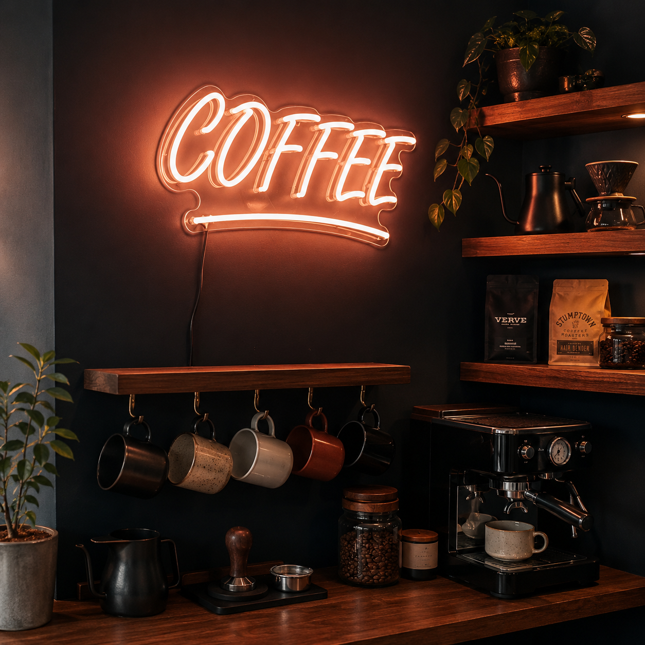 Coffee LED Neon Sign Wall Art - 01 Original Product Image